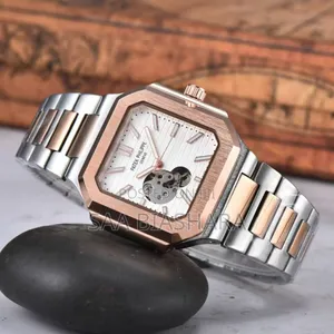Pattek Phillipe Bw 985 Rose Gold Silver and White Original