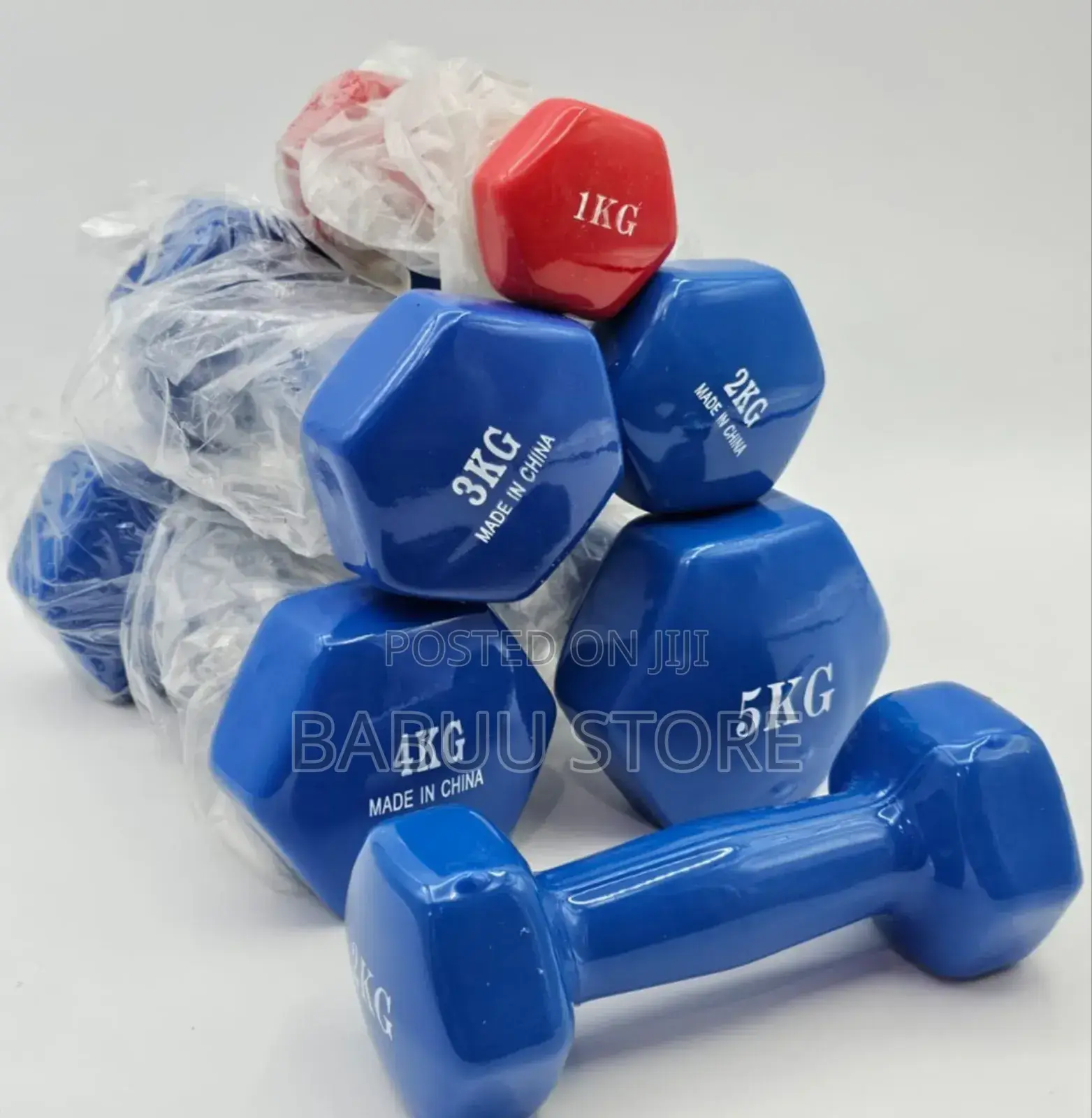 Ni Dumbbell Yenye Material Ya Rubber