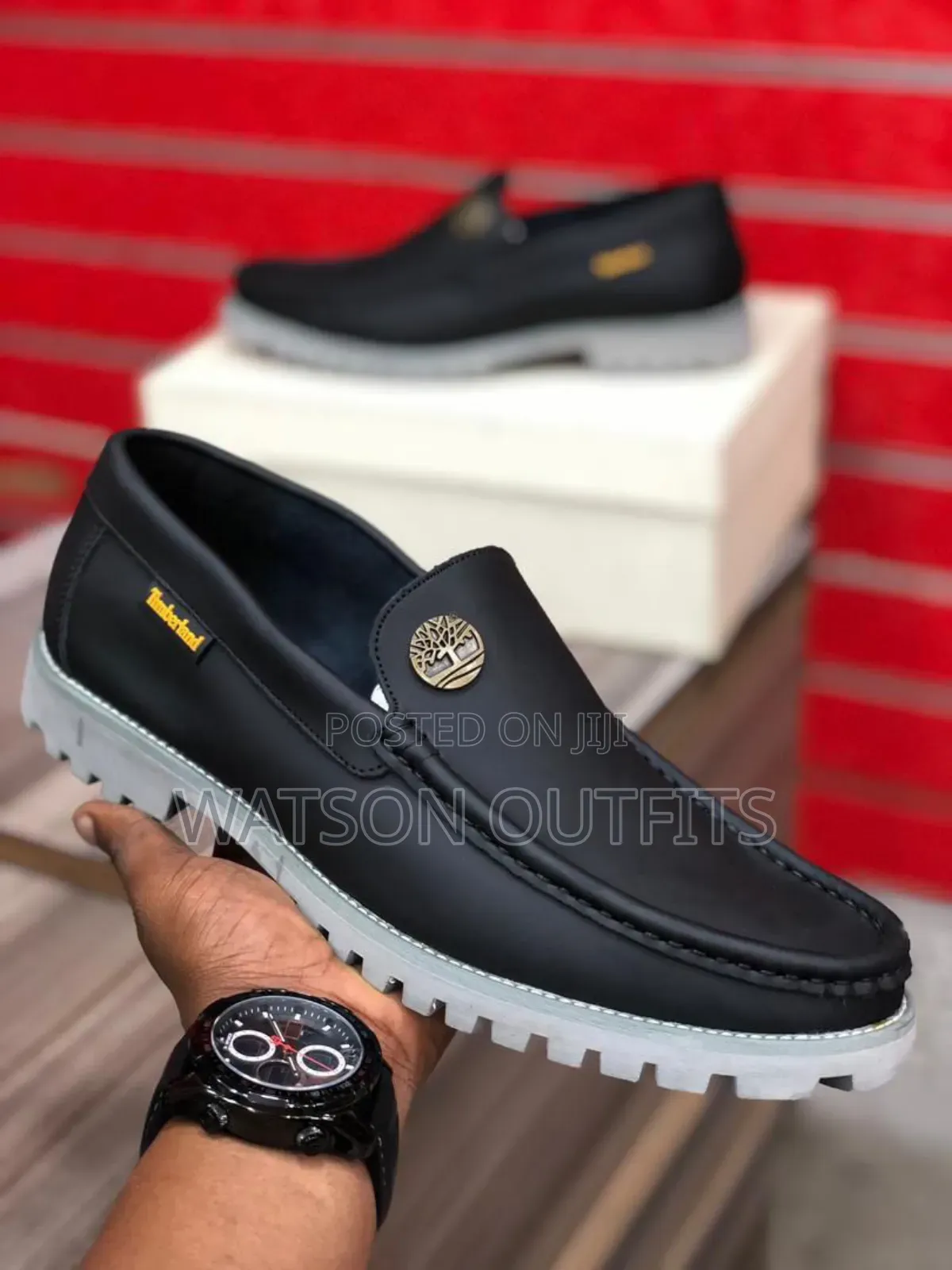Viatu Loafers Za Ngozi Grade One Pure