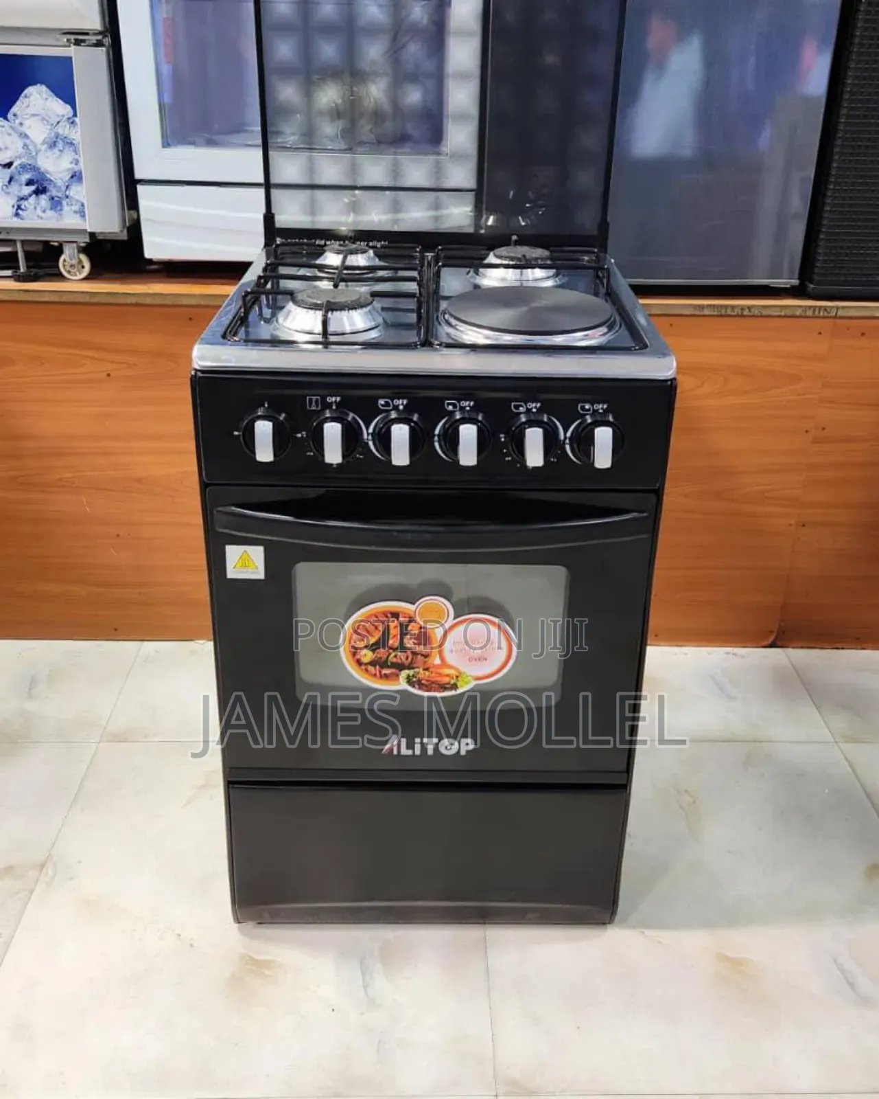 Alitop Cooker, Plate 3 Za Gesi Na 1 Ya Umeme