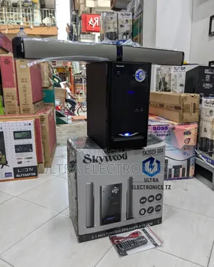 Skywood Subwoofer With 2 Connectable Mini Speakers