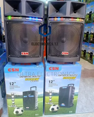CSN Professional Rechargeable Speaker With Mic  and 8000 W