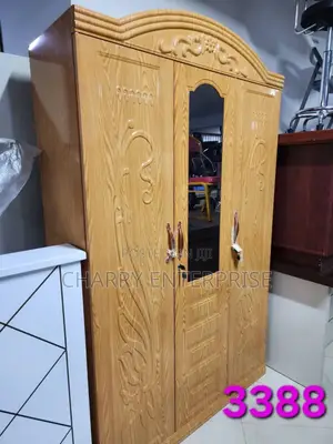 Kabati La Nguo La Chuma Milango Mitatu Metal Wardrobe 3doirs