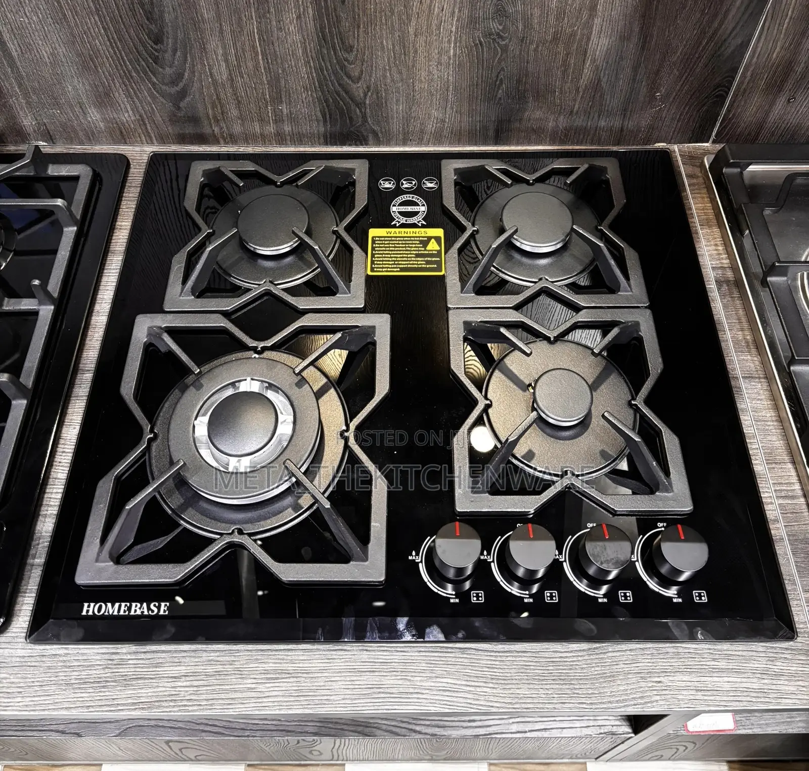 Homebase Gas Cooker 4 Burner