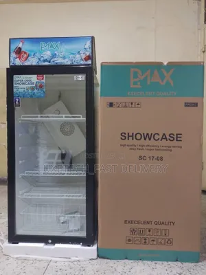 B Max Showcase Refrigerator 175l