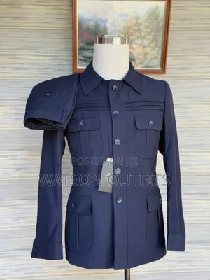 Four Pockets Ready Made Safari Suits