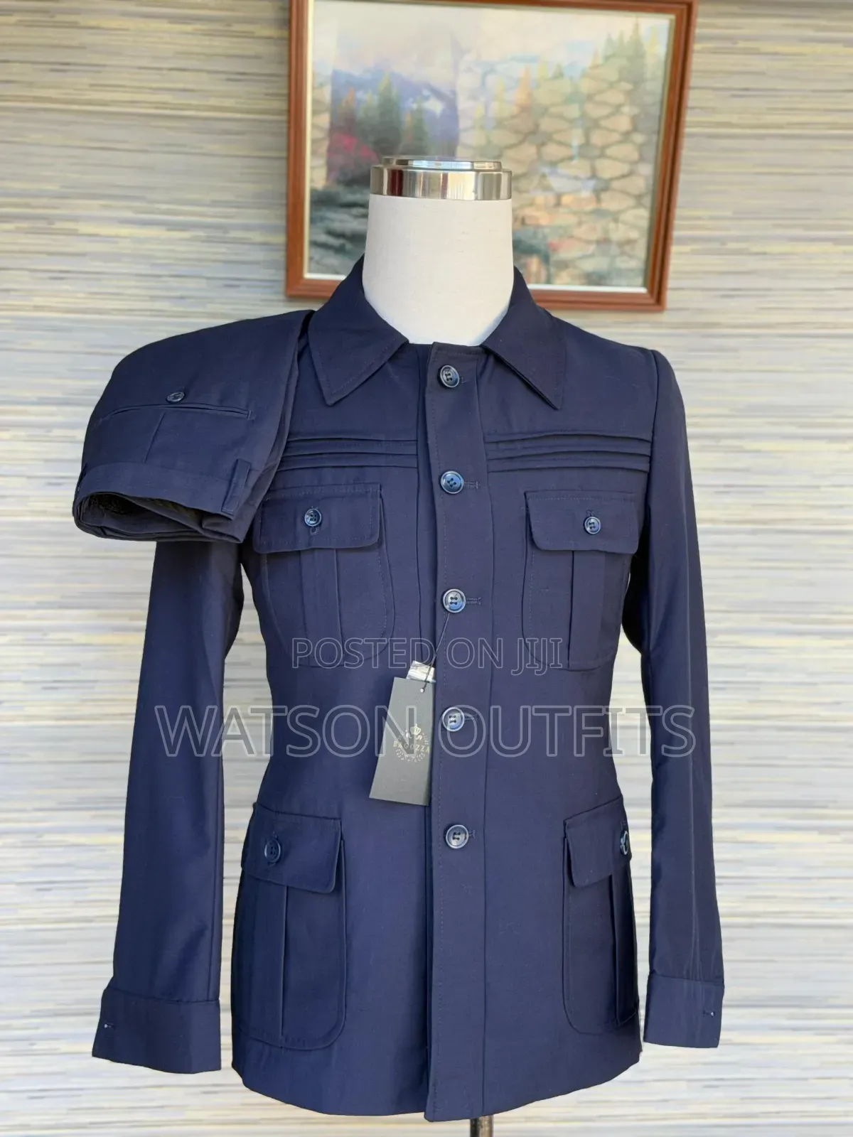 Four Pockets Ready Made Safari Suits