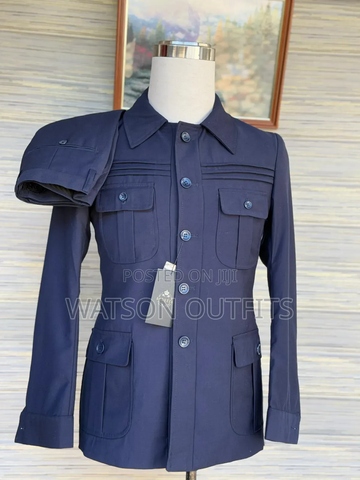 Four Pockets Ready Made Safari Suits