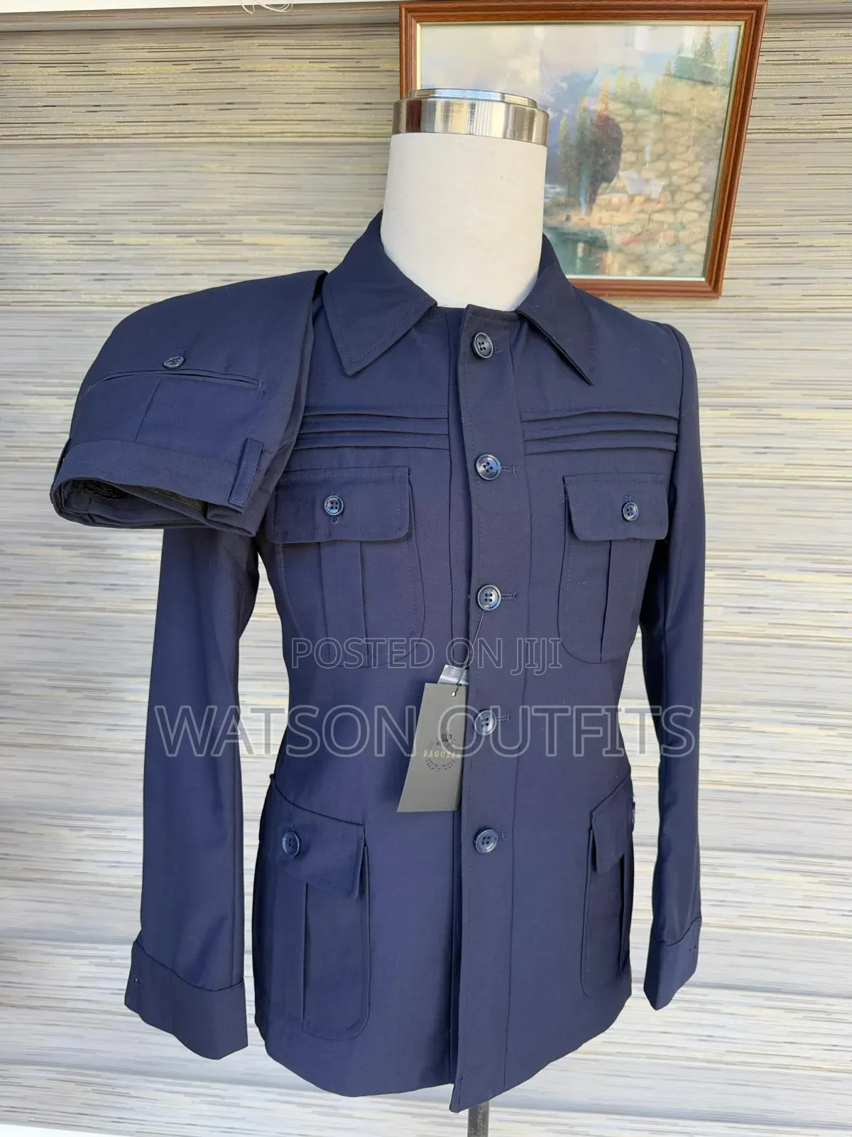 Four Pockets Ready Made Safari Suits