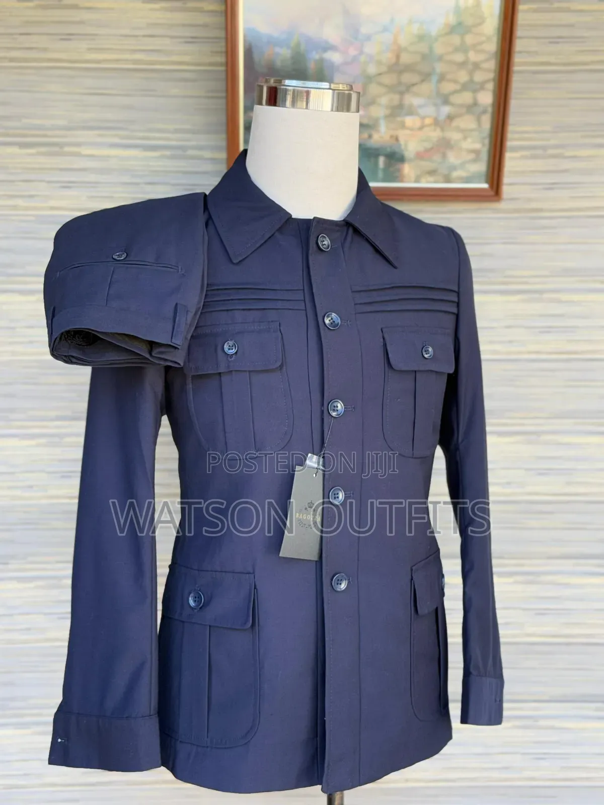 Four Pockets Ready Made Safari Suits