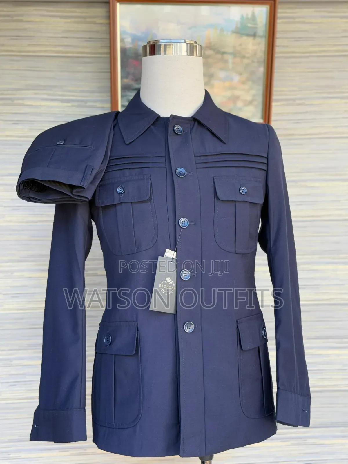 Four Pockets Ready Made Safari Suits