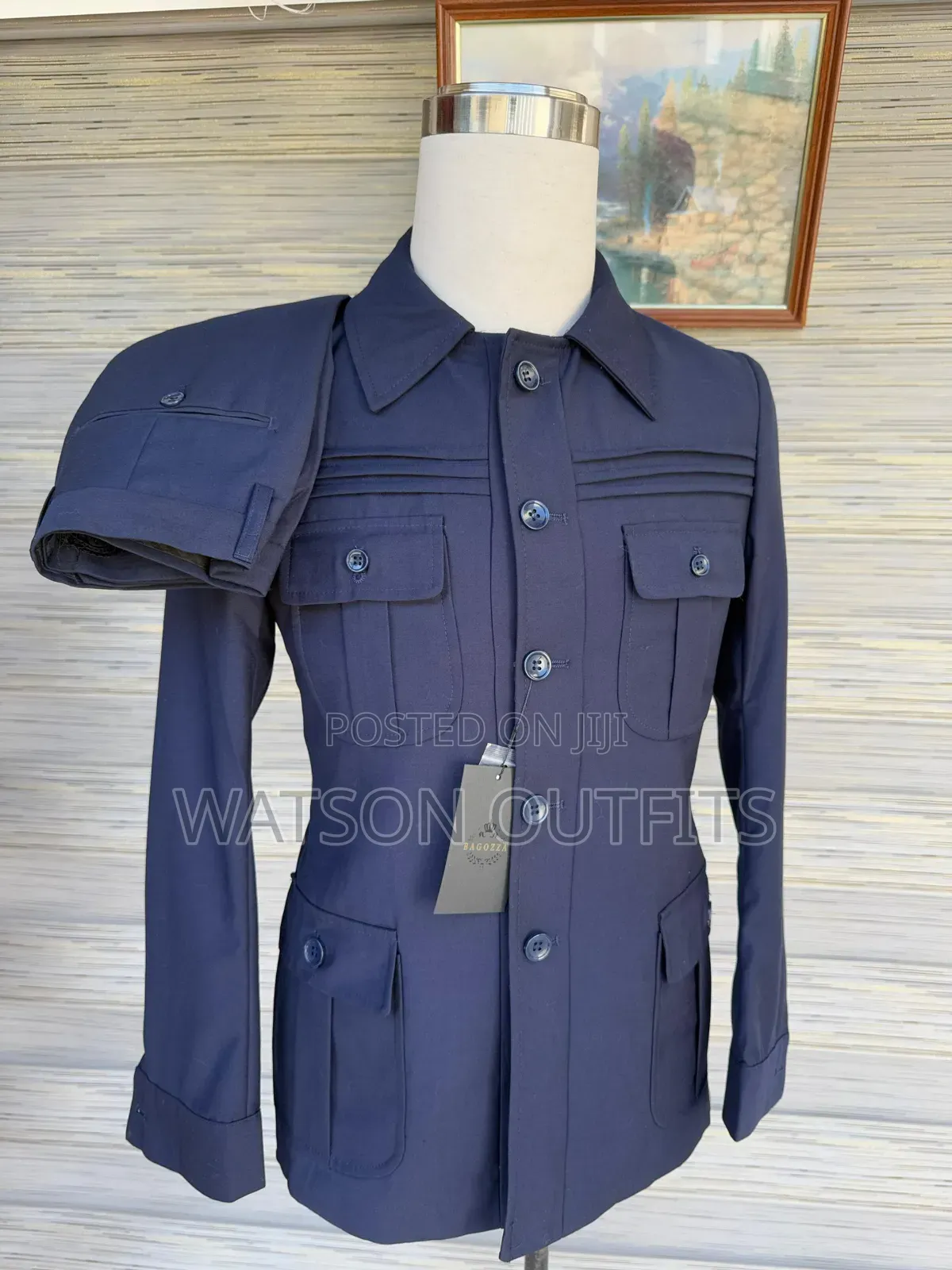 Four Pockets Ready Made Safari Suits