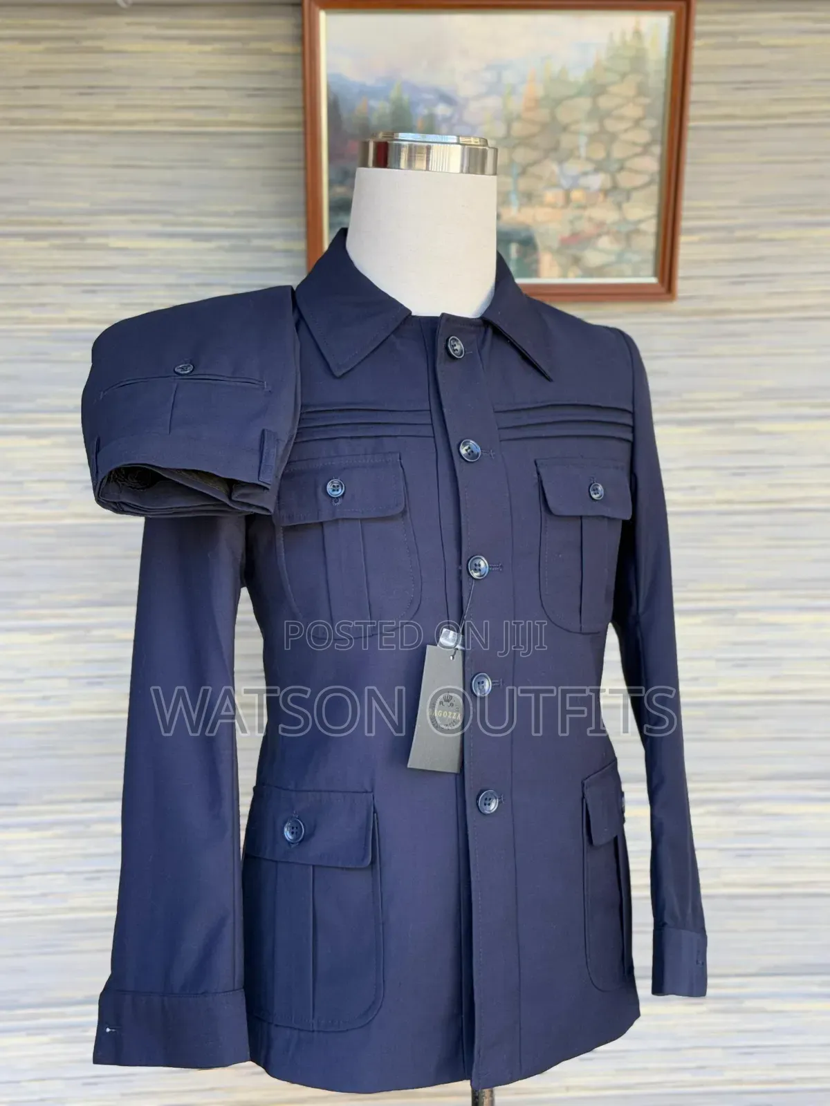 Four Pockets Ready Made Safari Suits
