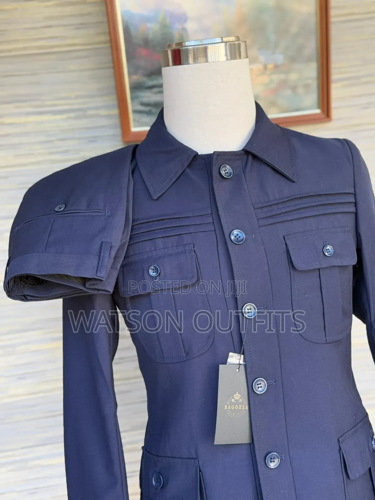Four Pockets Ready Made Safari Suits