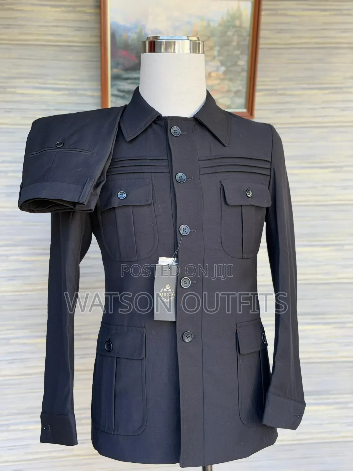 Safari Suits Za Four Pockets Coat New and Original