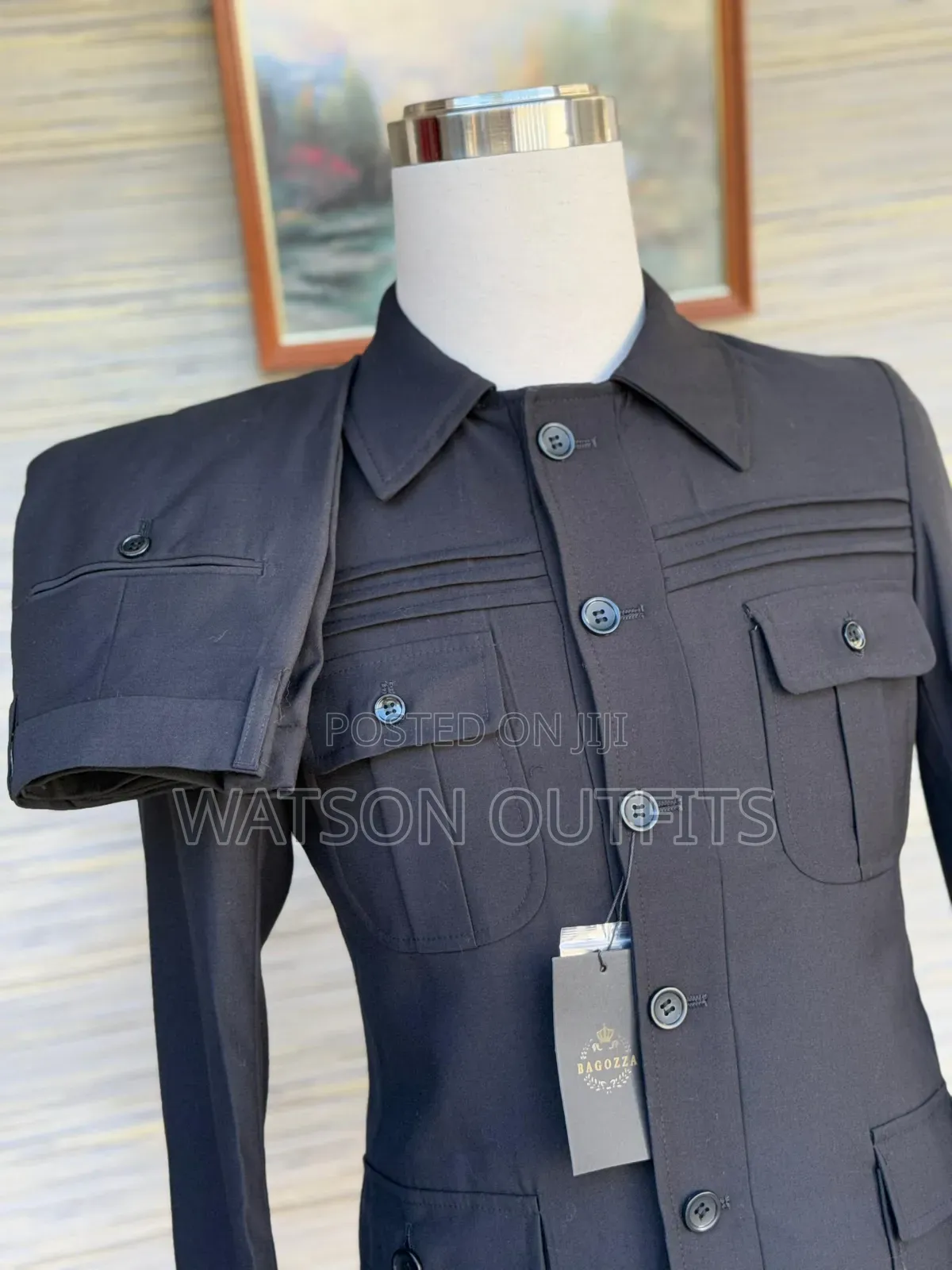 Safari Suits Za Four Pockets Coat New and Original