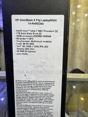 New HP OmniBook X Laptop 14-Fe0097nr 16GB Intel Core Ultra 7 SSD 1T
