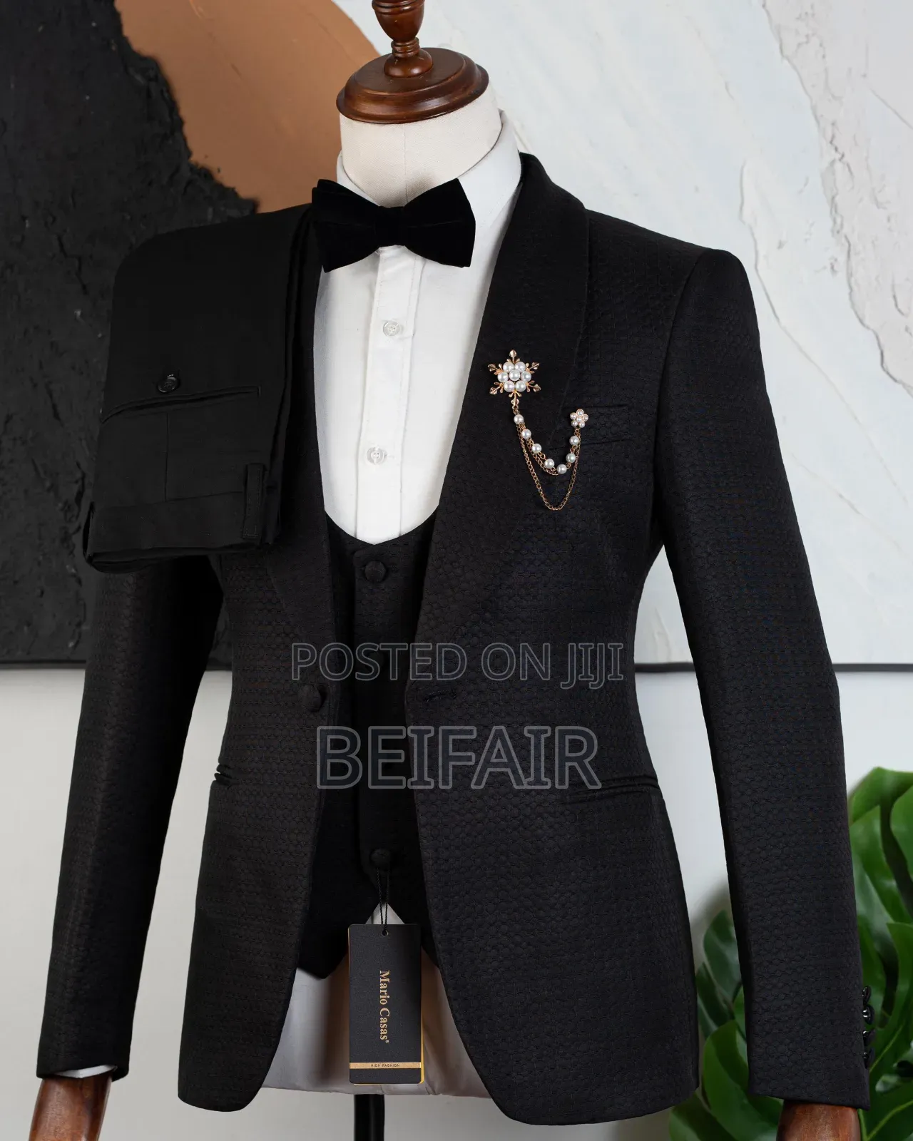 Mario Casas Black Suit