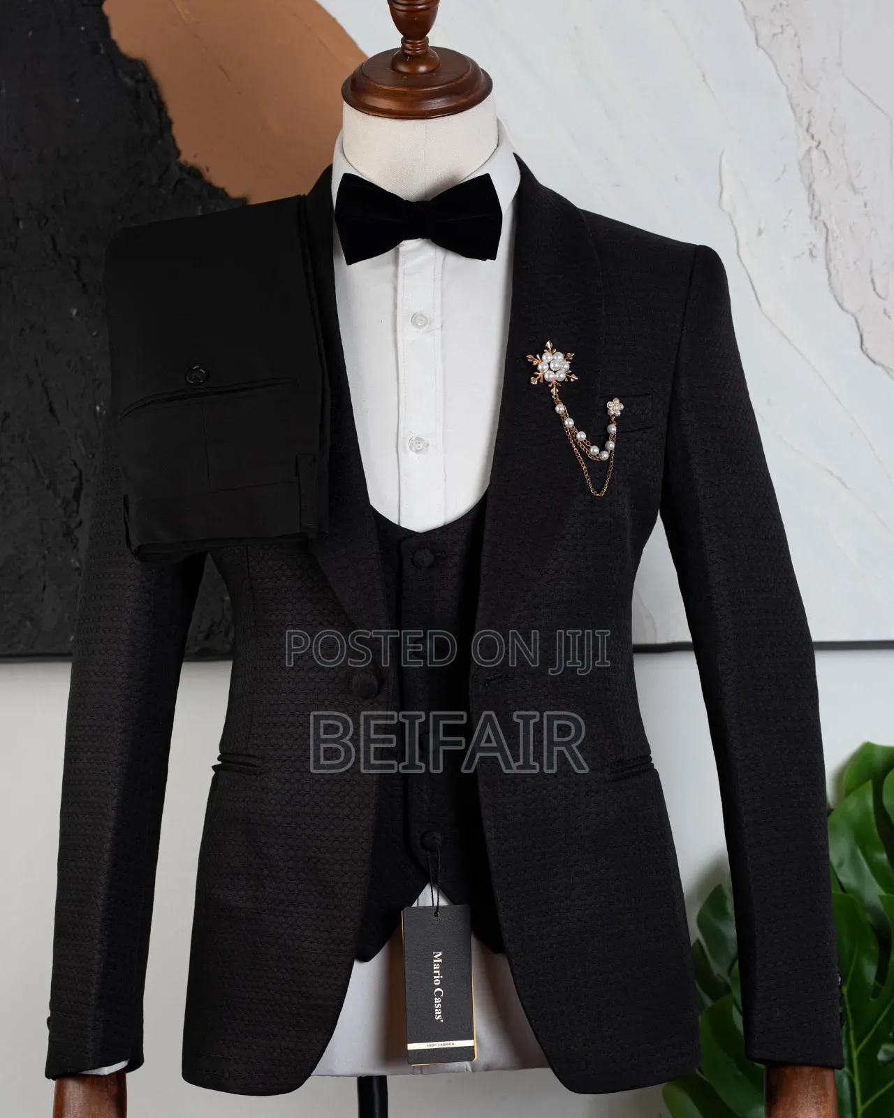 Mario Casas Black Suit