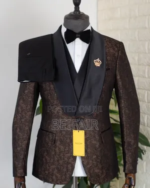 Black and Brown Occasional Suit