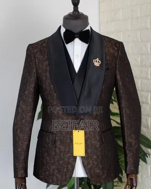 Black and Brown Occasional Suit