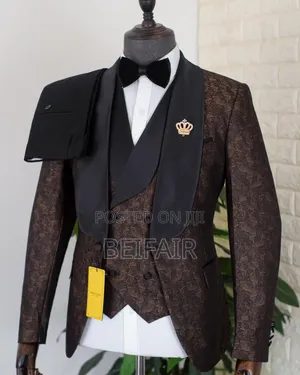 Black and Brown Occasional Suit