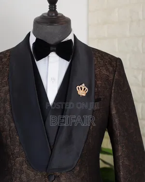 Black and Brown Occasional Suit