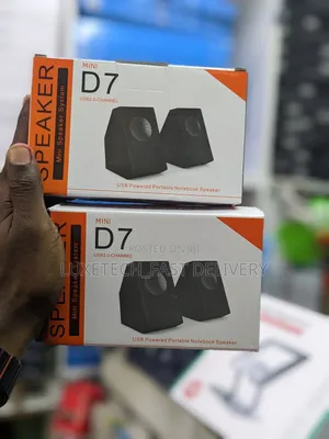 D7 Mini Usb 2.0 Speaker for Laptops, Computers, and Others