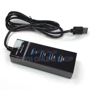 Usb Hub 4 Ports - High-Speed Usb Splitter Extension