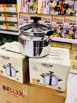 Inbox Pressurecooker 5.0l Unapika (Gas,Mkaa,Moto Wa Kuni)