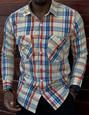 Shati Za Kiume Classically Best Za Double Pockets Original