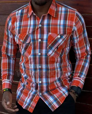 Shati Za Kiume Classically Best Za Double Pockets Original
