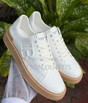 Men's Leather Shoes Za Balmain Original Na New