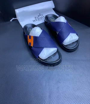 Men's Leather Sandals Original Za H Yenye Maana Hermes