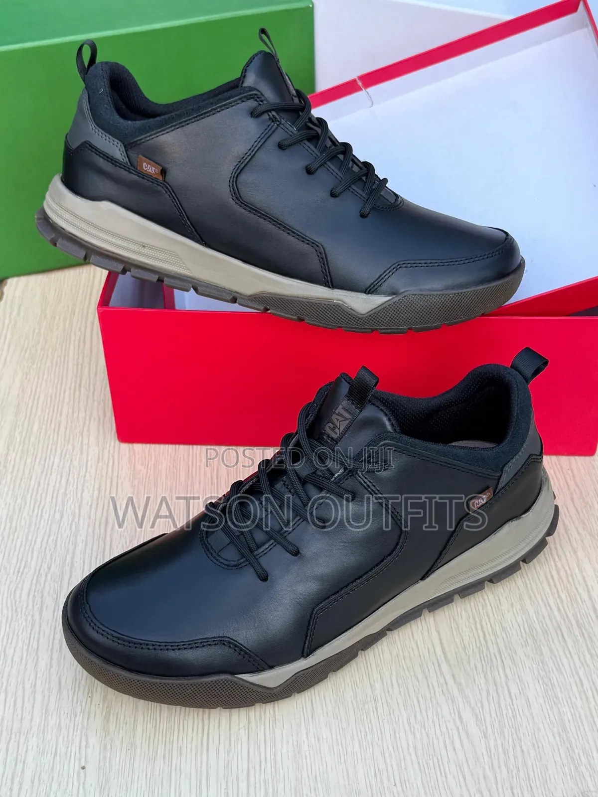 Men's Cat Leather Shoes Za Grade One Materials