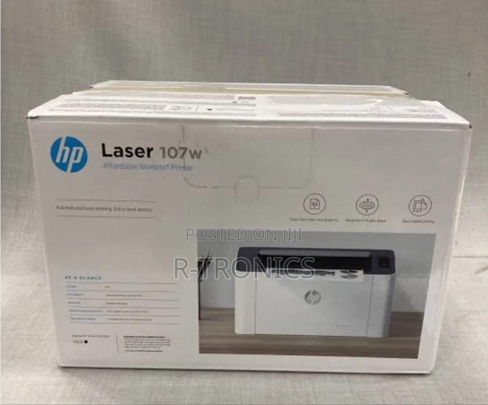 Hp Laser 107w Affordable Wireless Printer