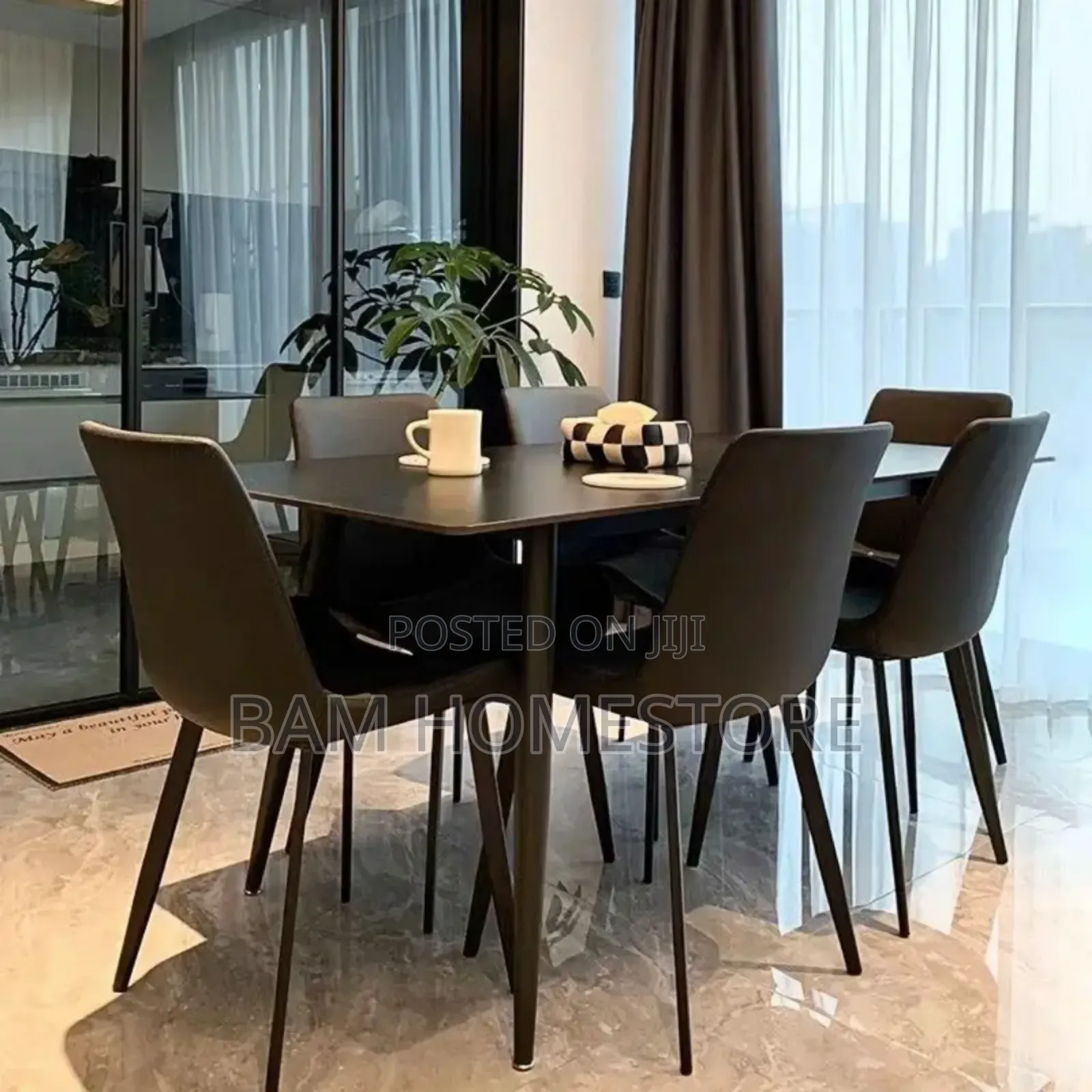 Demure Dining Set(Table + Chairs)