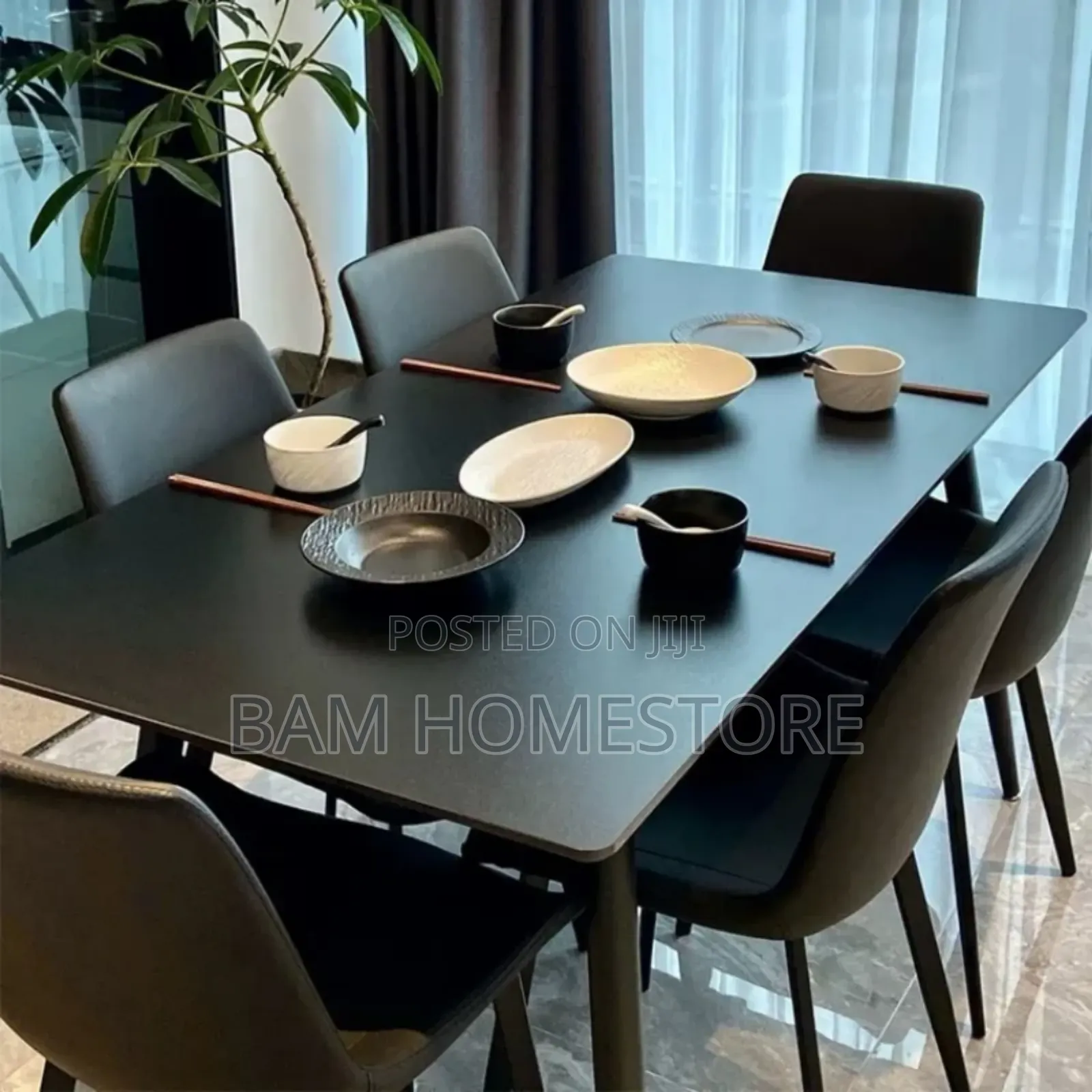 Demure Dining Set(Table + Chairs)