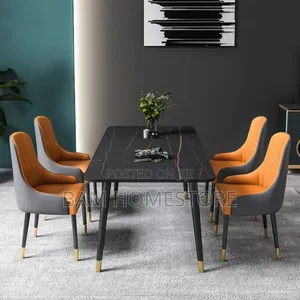 Elegant Dining Set ( Marble Table+ 4 Chairs)