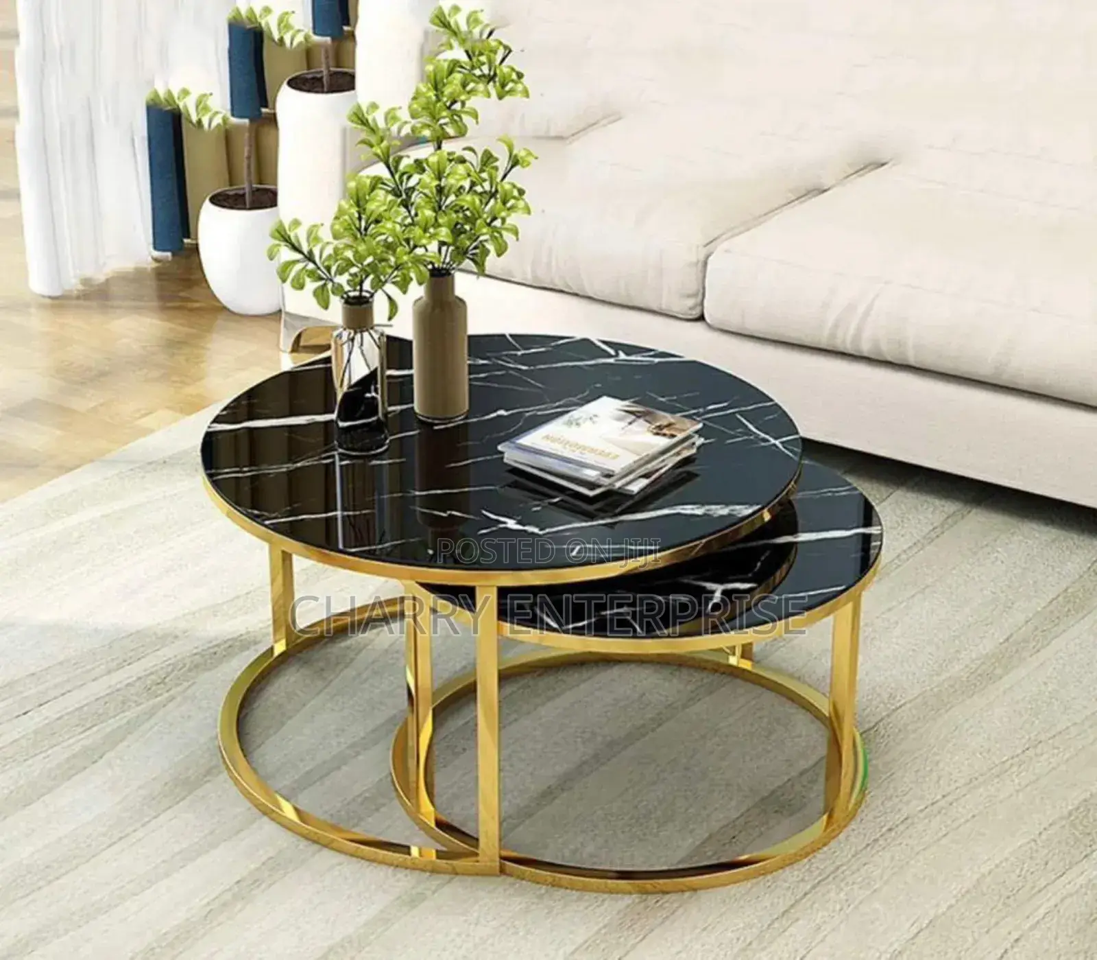 Meza Nzuri Mbili Za Sebuleni Coffee Tables or Side Tables