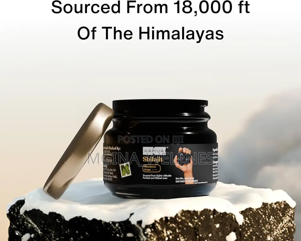 100% Pure Himalayan Shilajit Resin, High Potency for Men