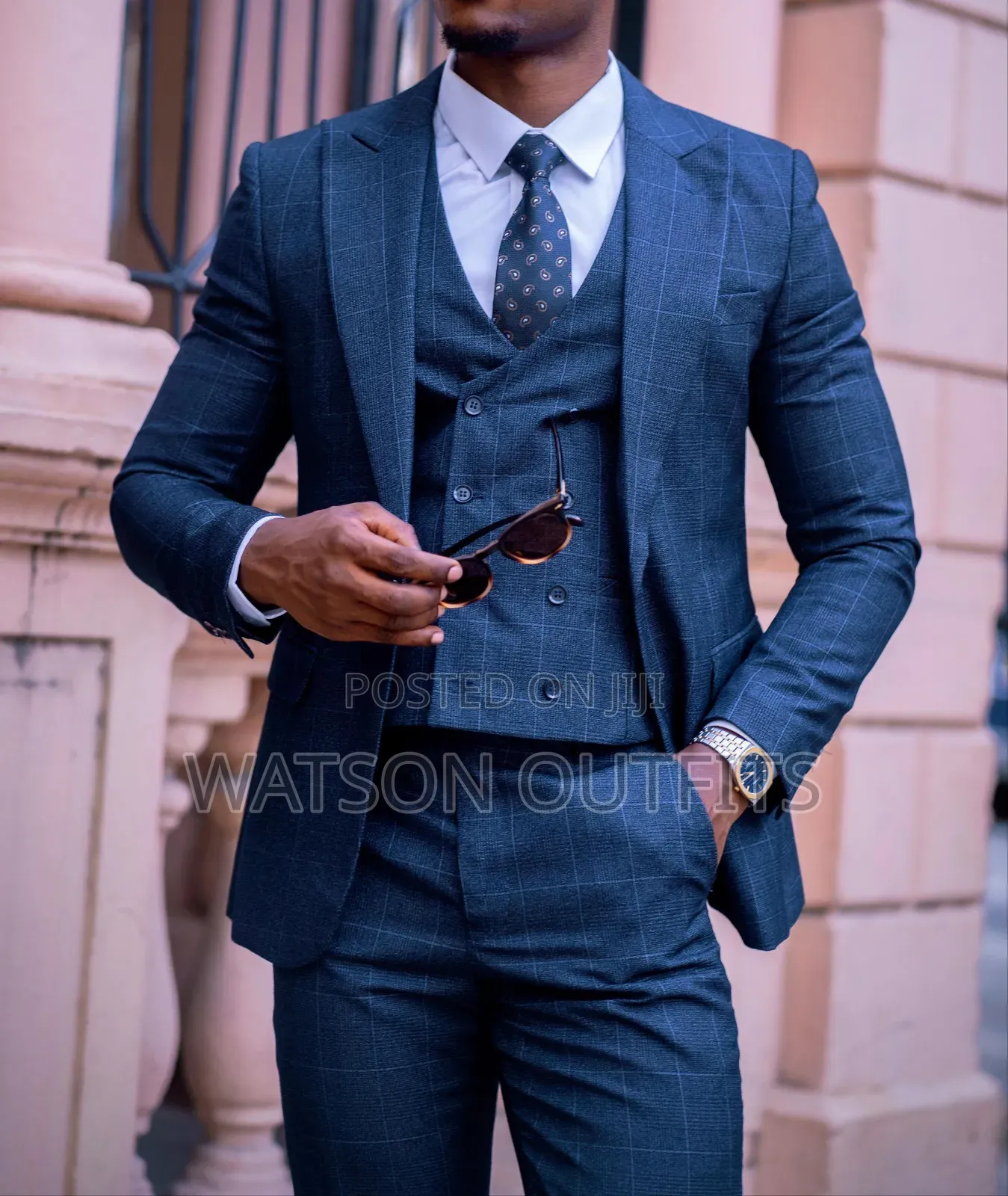 Men's Blue Suits Dominantly Special