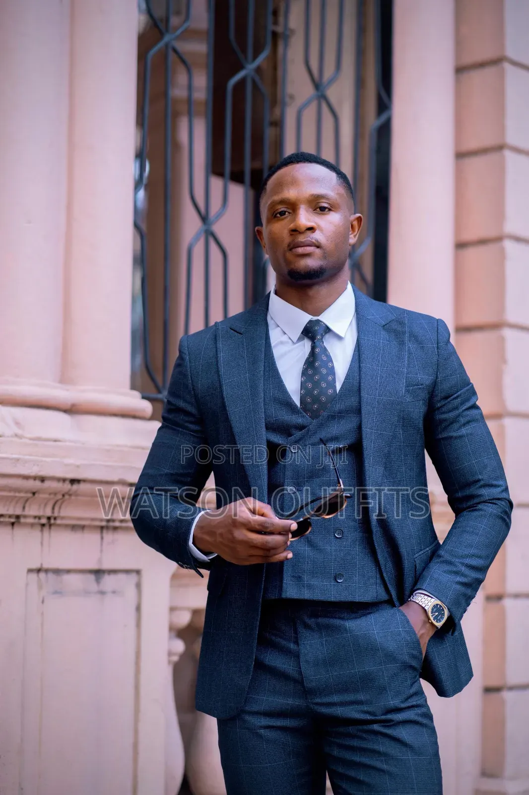 Men's Blue Suits Dominantly Special
