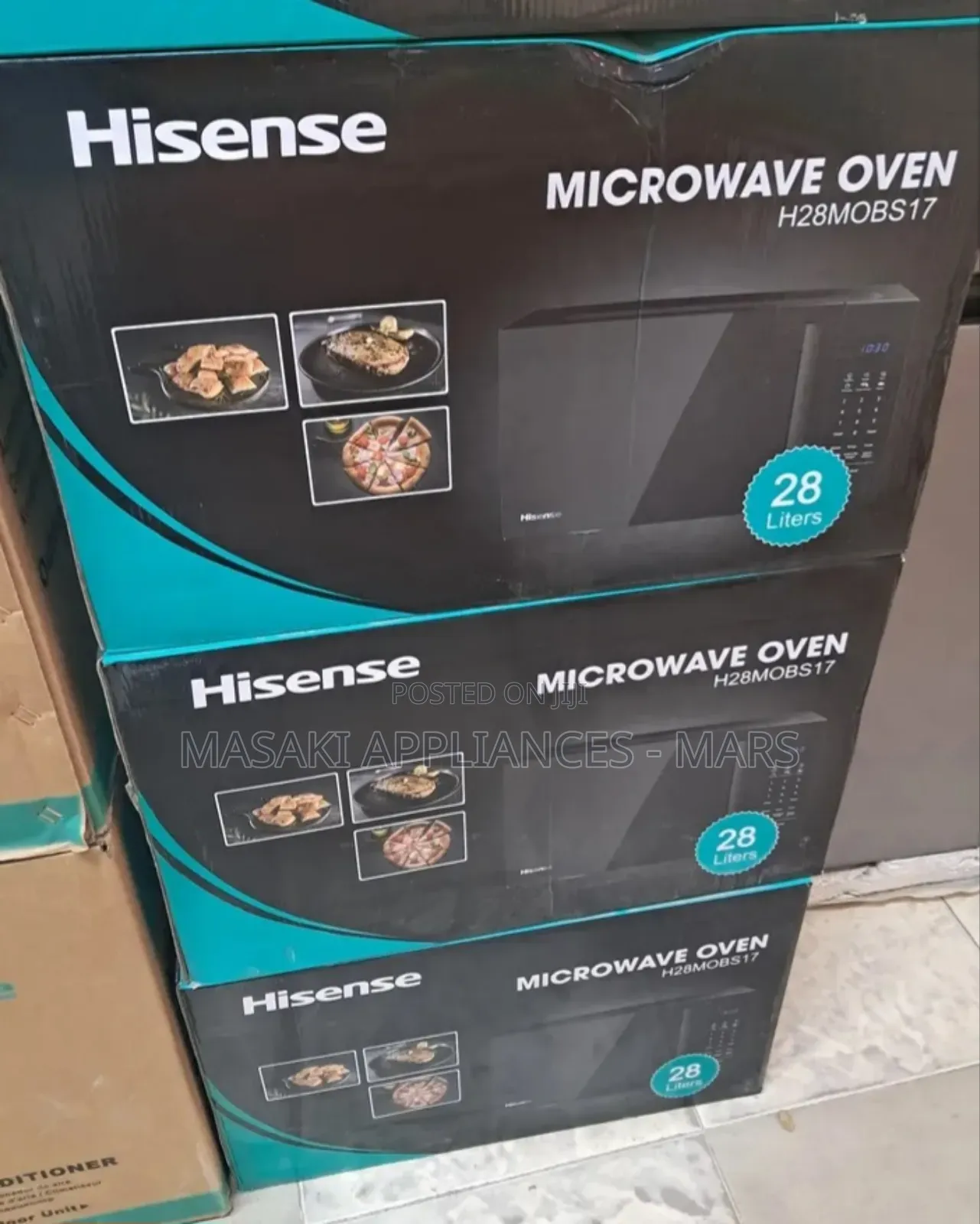 Brand New! Hisense H28mobs17 | 28litres With 800 Watts Microwave Oven