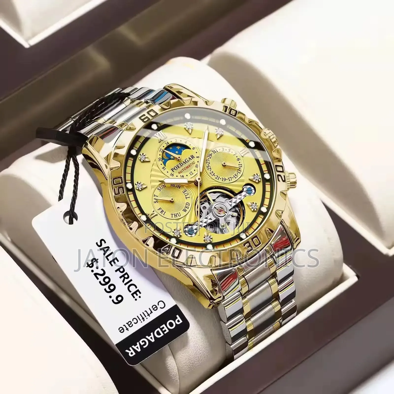 P O E D G a R Automatic Watch Brand 