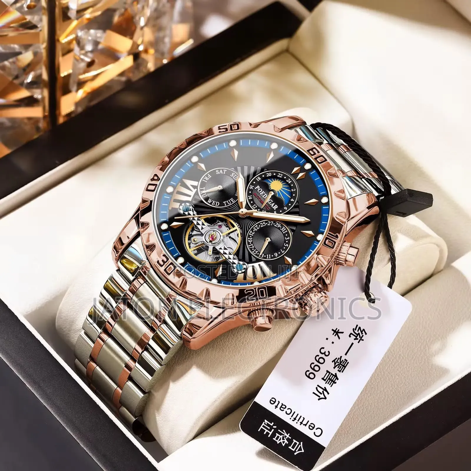 P O E D G a R Automatic Watch Brand 