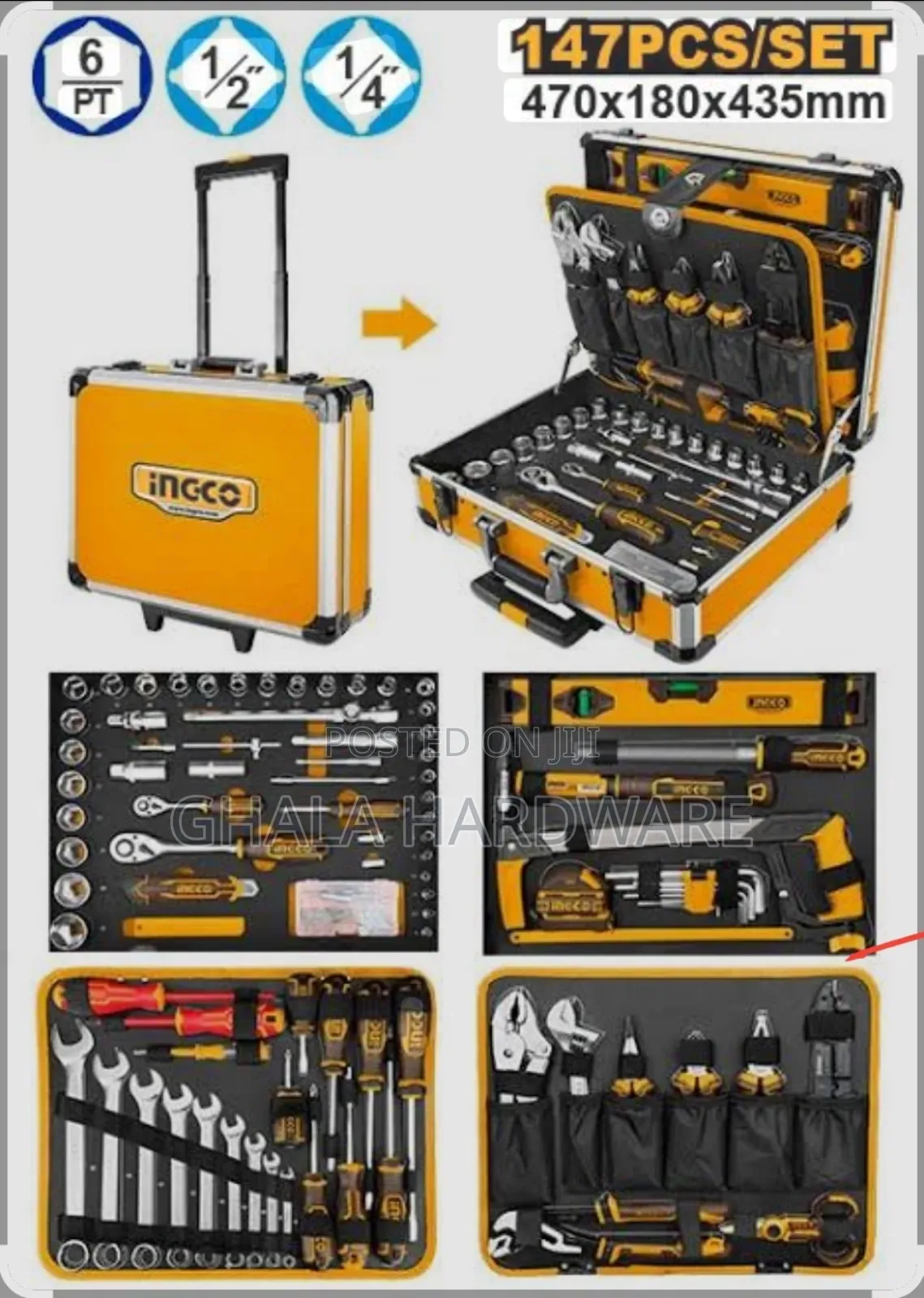 147 PCS Handtools Set