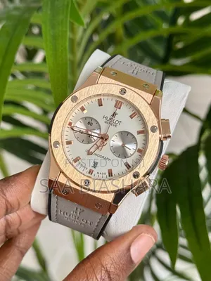 Hublot Classic Swiss Made Watch Gold and Gray