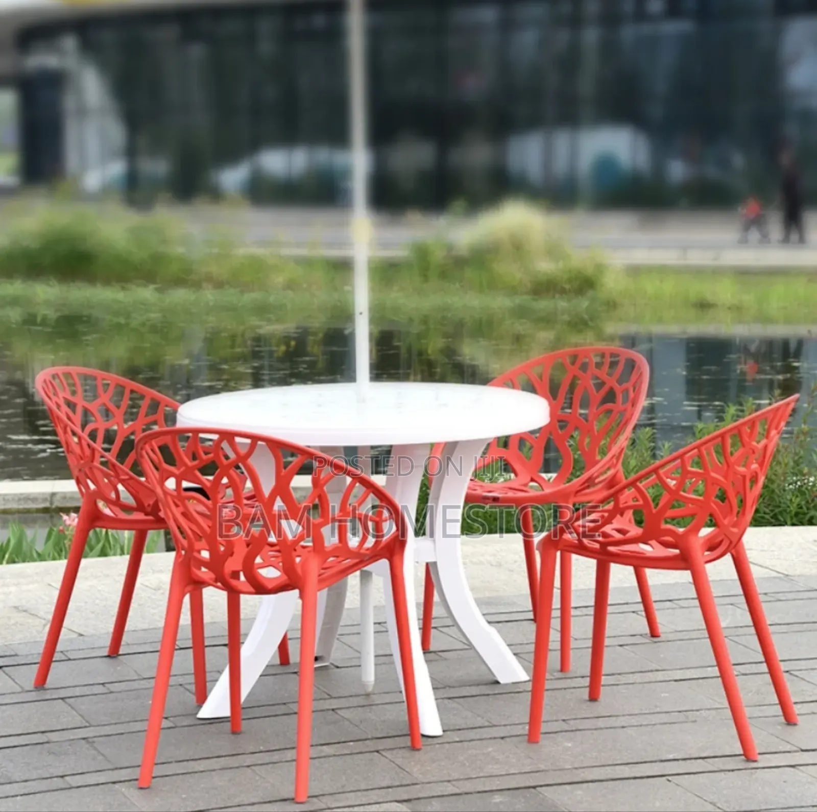 Stackable Table+ Chair Set( Cafe,Hotel,Bar, Beach,Home)