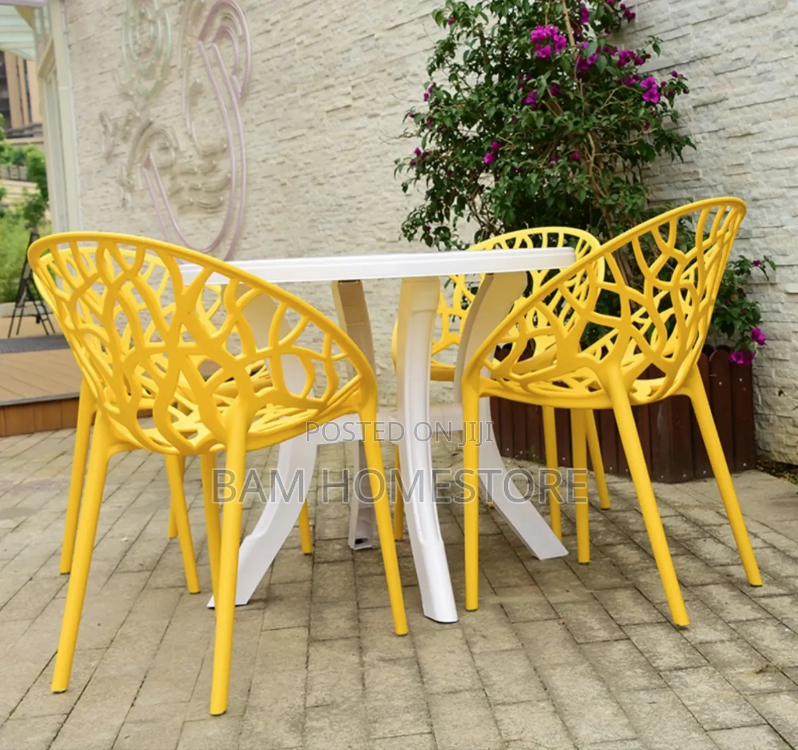 Stackable Table+ Chair Set( Cafe,Hotel,Bar, Beach,Home)